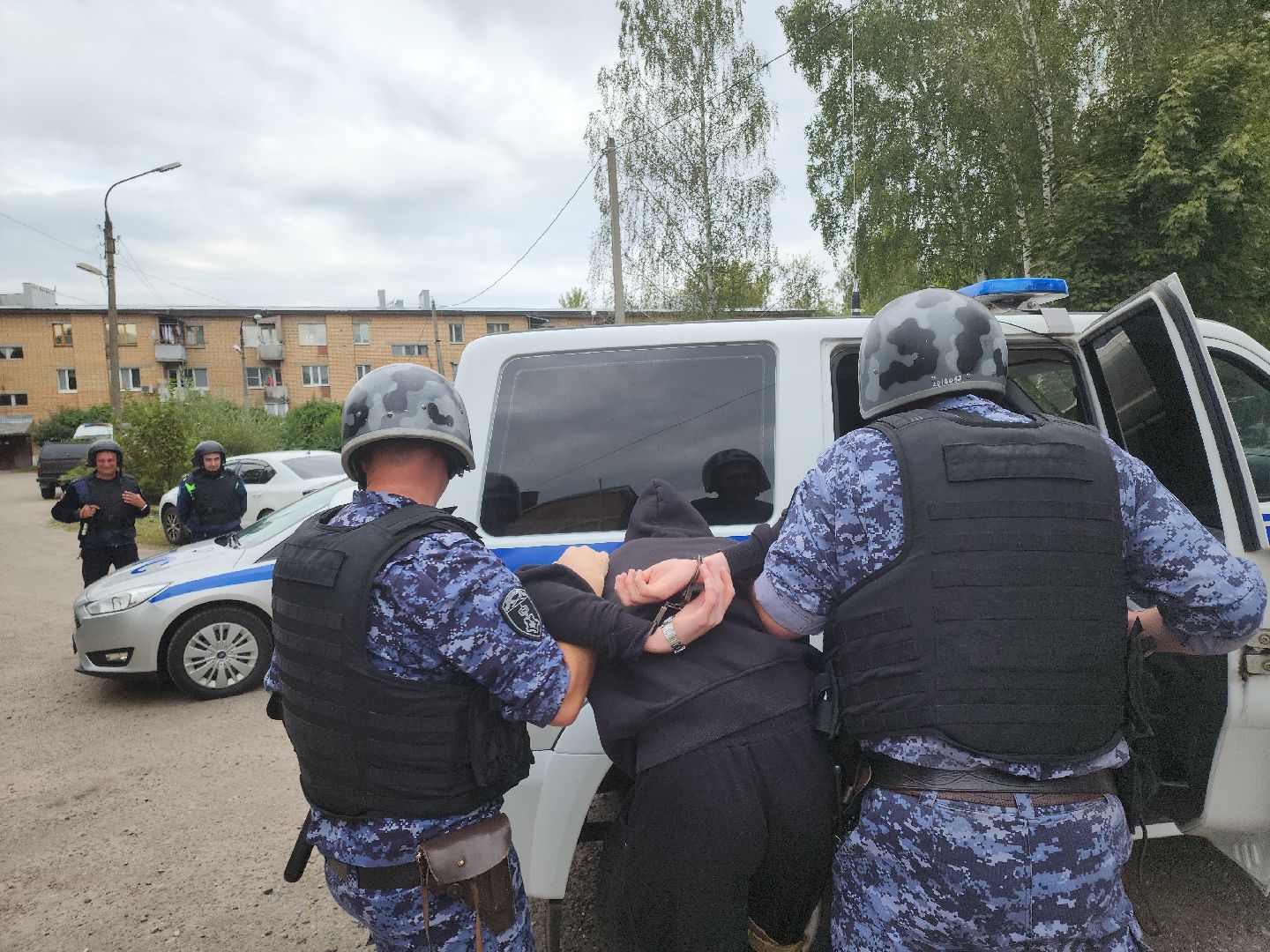 Кашира, спешкола, тренировка, учения, Росгвардия