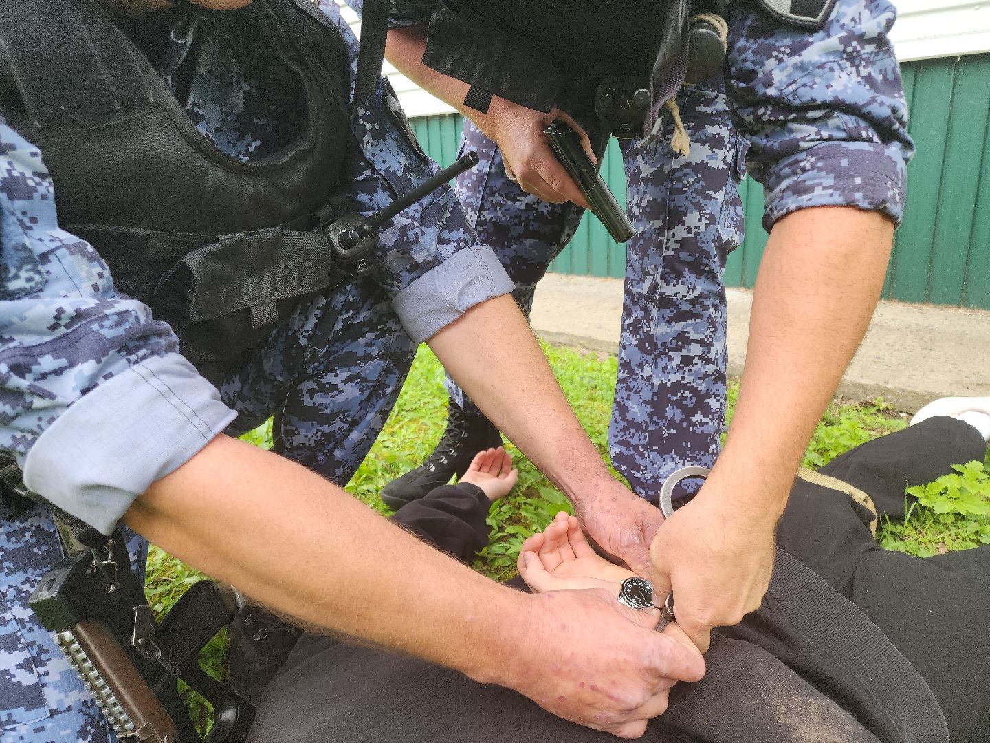 Кашира, спешкола, тренировка, учения, Росгвардия