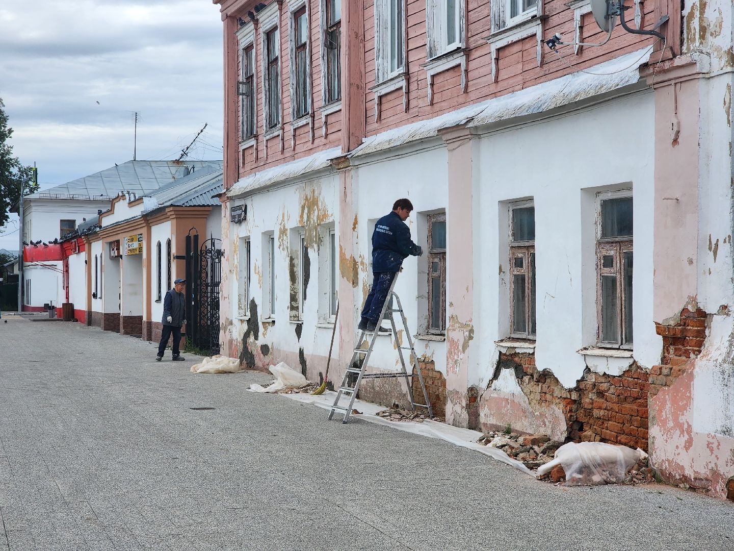 Егорьевск, Александра Невского, дом, фасад, ремонт