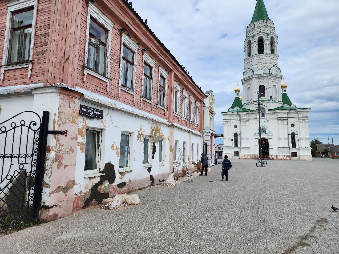 Егорьевск, Александра Невского, дом, фасад, ремонт