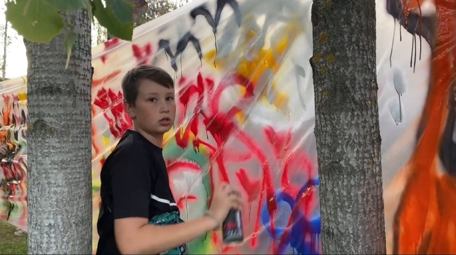 #целлографити, #искусство, #парксолнечныйберег, #талдомскийокруг, #рисование