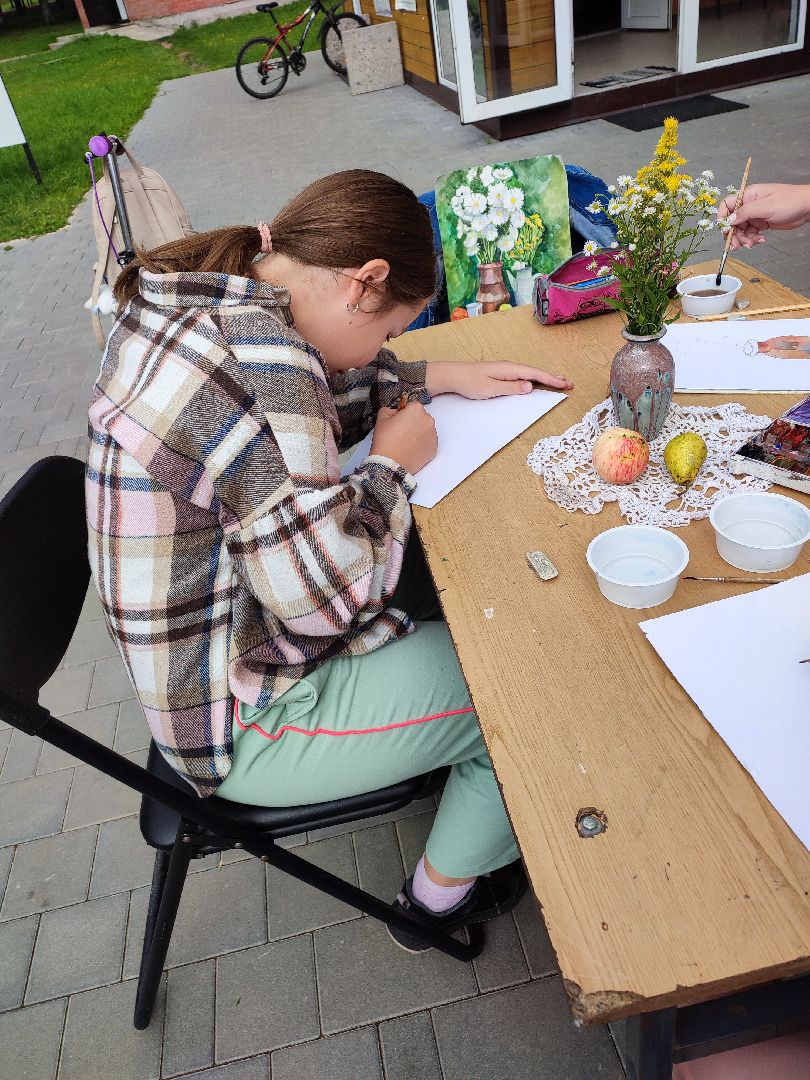 #пленэр, #искусство, #паркпобеды, #рисуемнаприроде, #талдом