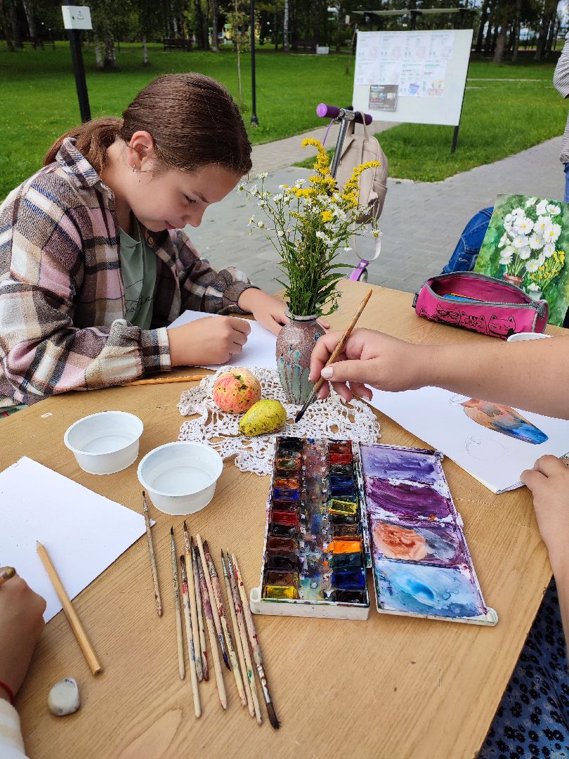 #пленэр, #искусство, #паркпобеды, #рисуемнаприроде, #талдом