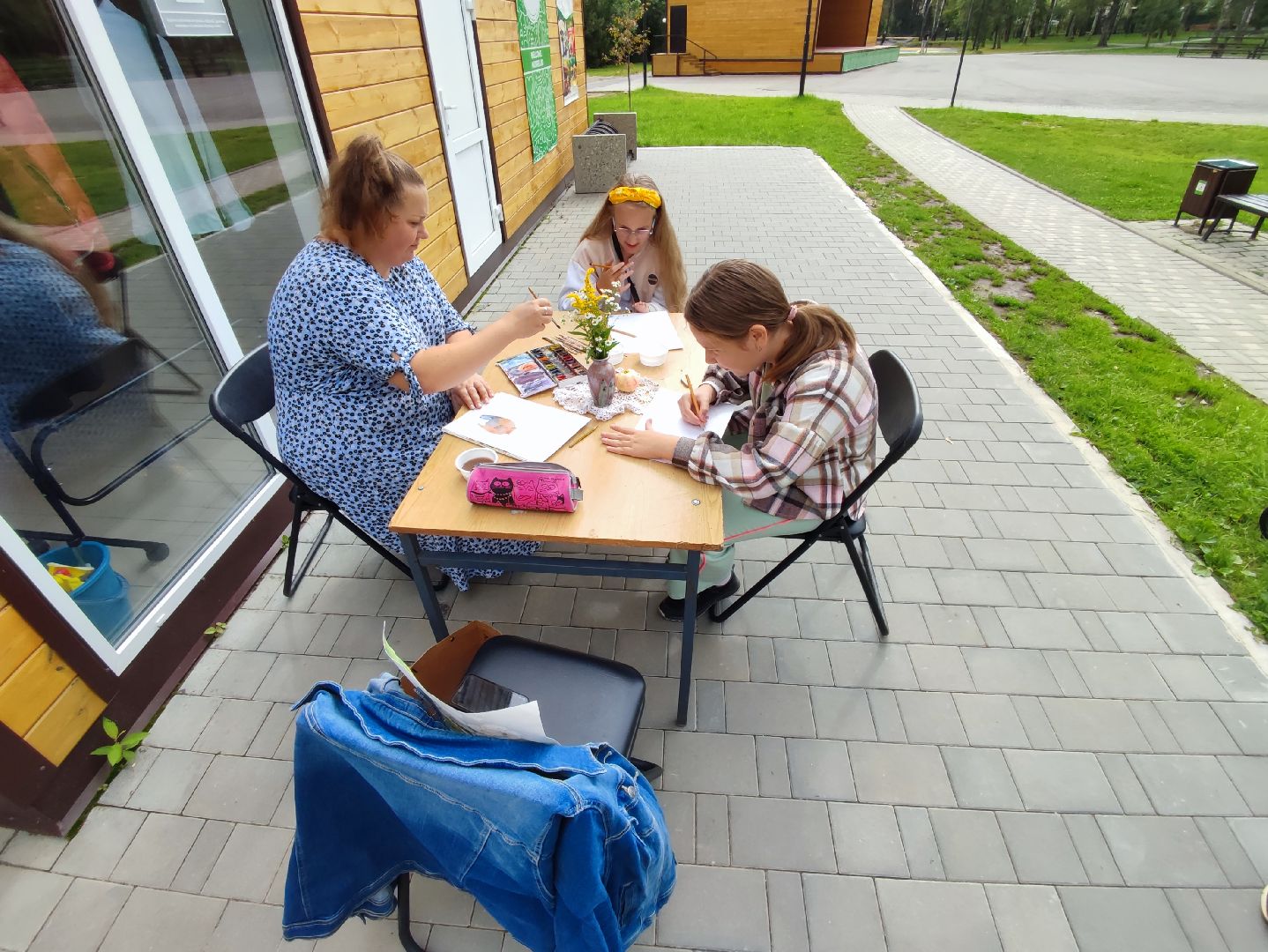 #пленэр, #искусство, #паркпобеды, #рисуемнаприроде, #талдом