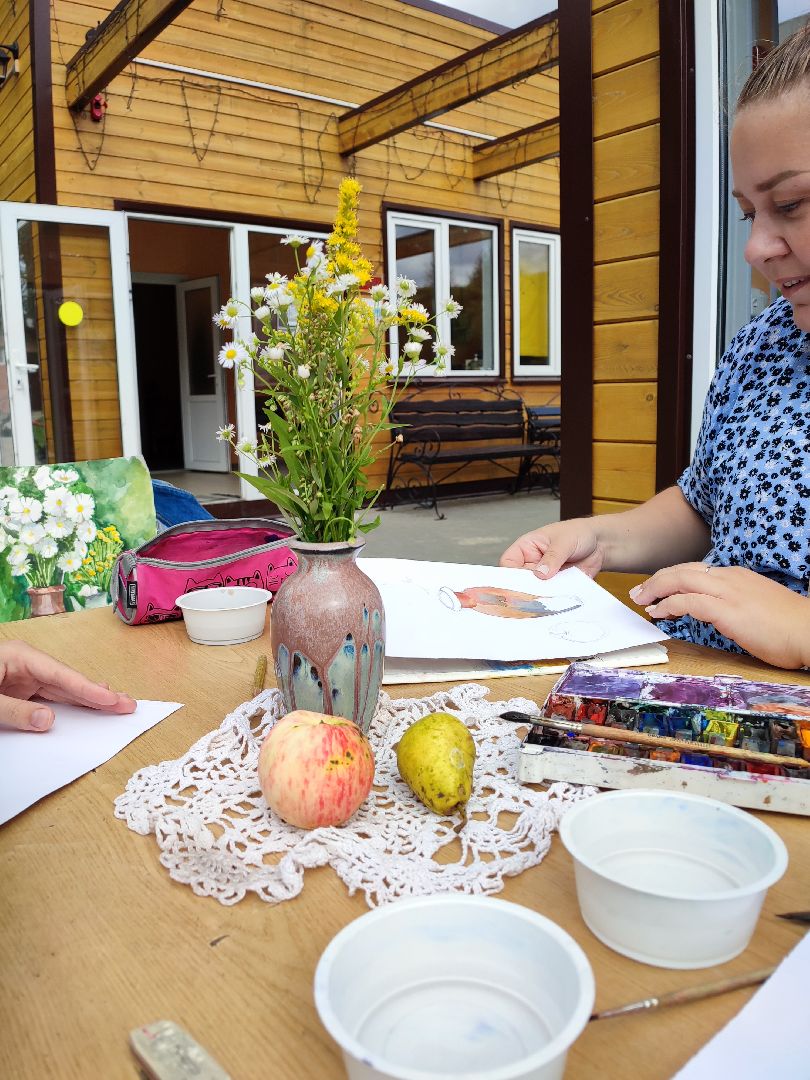 #пленэр, #искусство, #паркпобеды, #рисуемнаприроде, #талдом