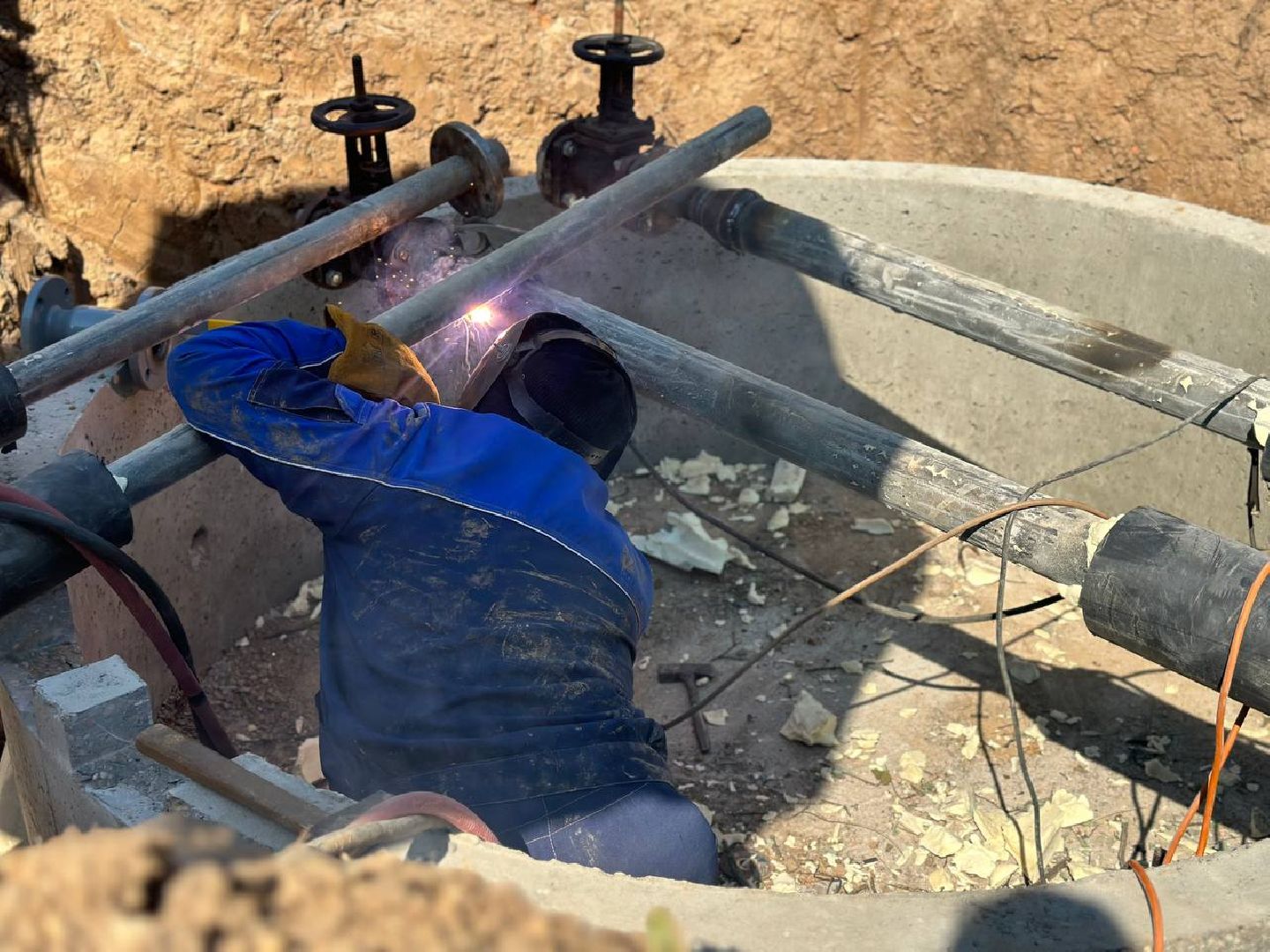 Можайск, Можайский городской округ, Подмосковье, ЖКХ, ремонт, сети, замена сетей, работы, жители, отопительный сезон, теплоснабжение