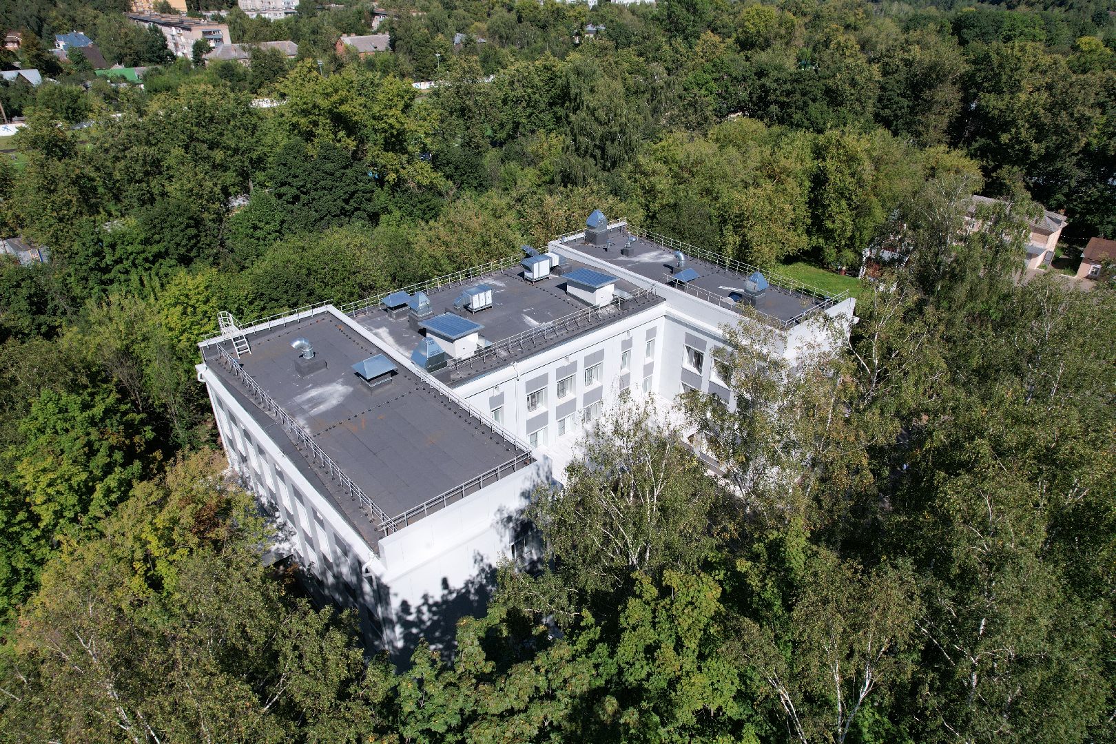 поликлиника, здоровье,медицина, видео с коптера,