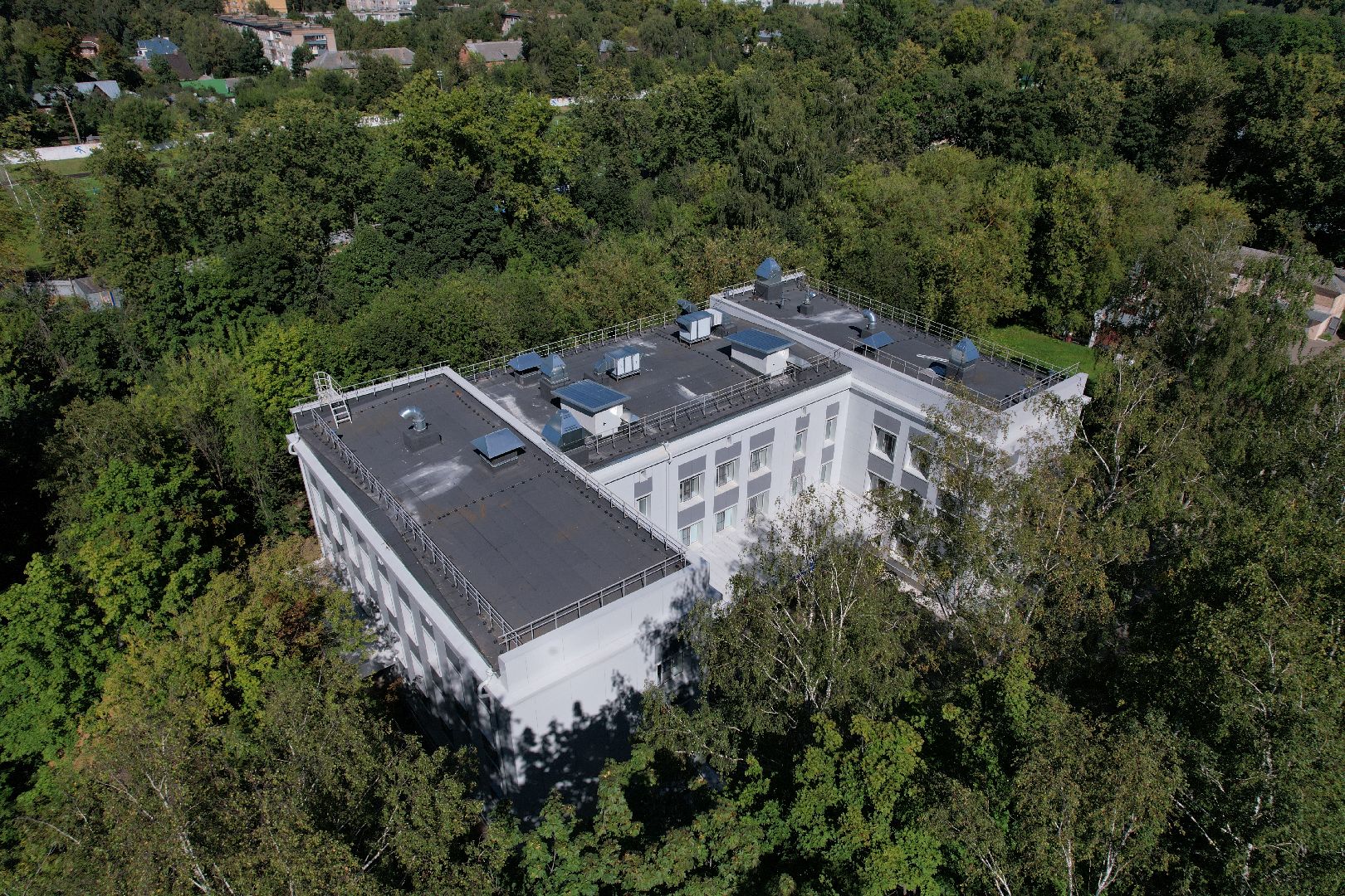 поликлиника, здоровье,медицина, видео с коптера,