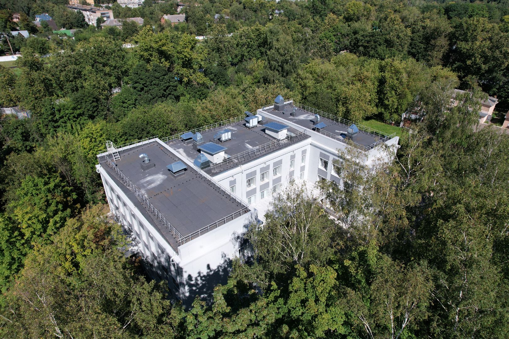 поликлиника, здоровье,медицина, видео с коптера,