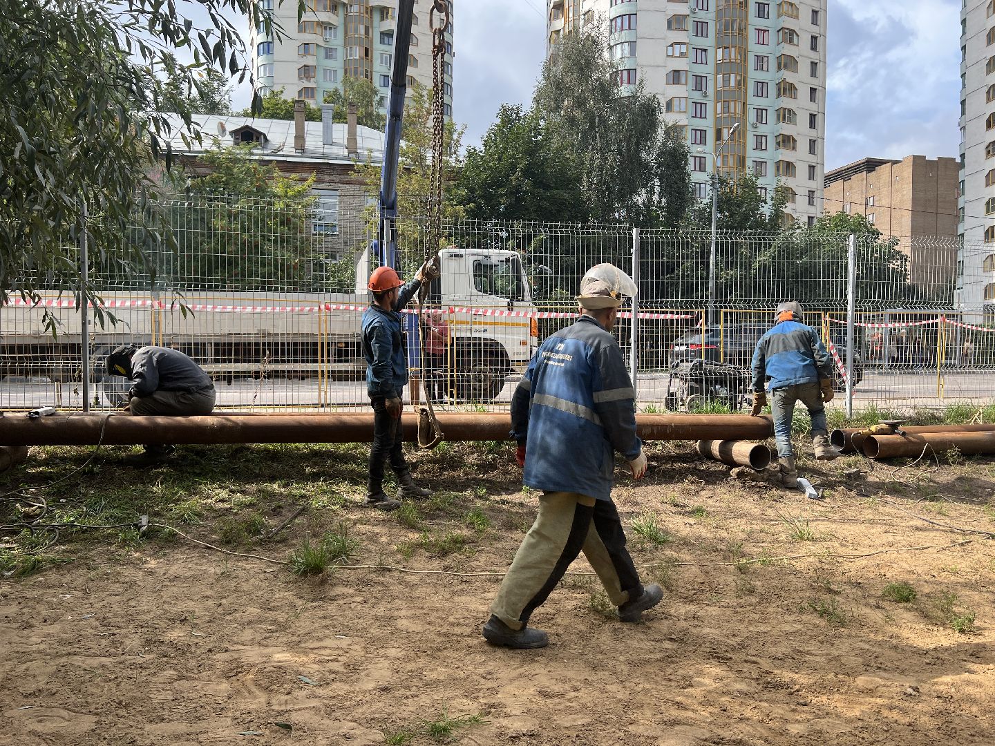 Химки, Левобережный, водоснабжение, теплосеть