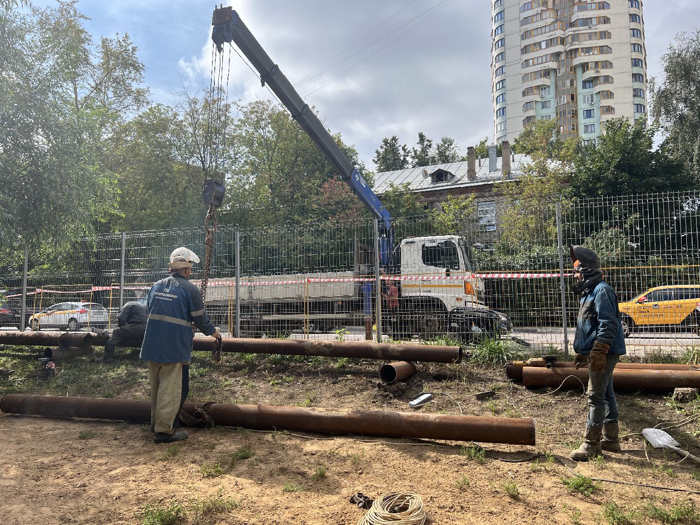 Химки, Левобережный, водоснабжение, теплосеть