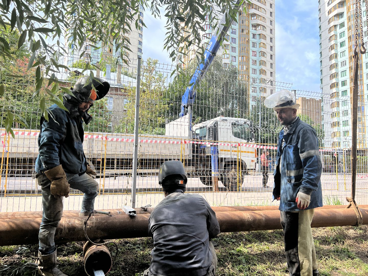 Химки, Левобережный, водоснабжение, теплосеть