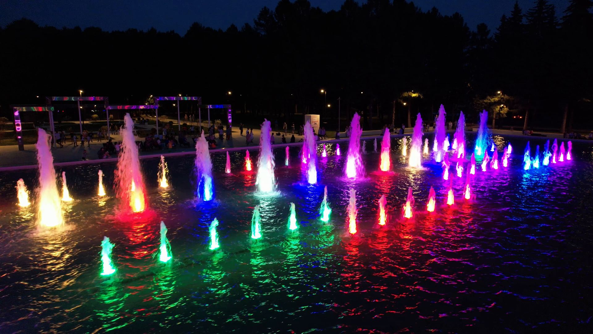 фонтан, пущино,туризм, видео с коптера,