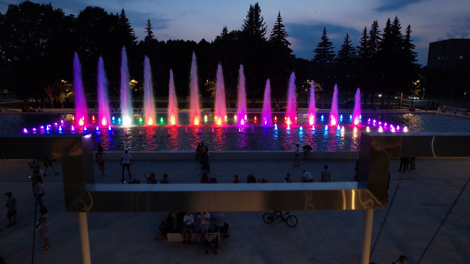 фонтан, пущино,туризм, видео с коптера,