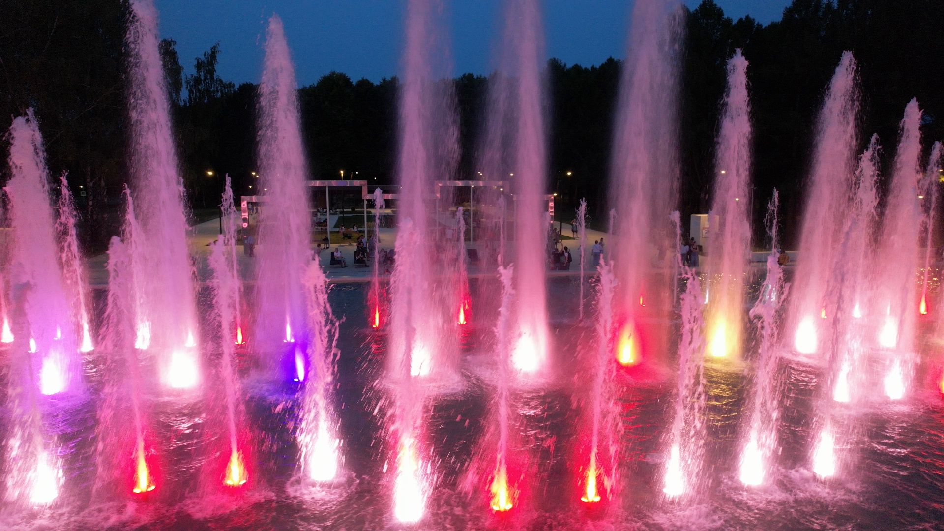 фонтан, пущино,туризм, видео с коптера,