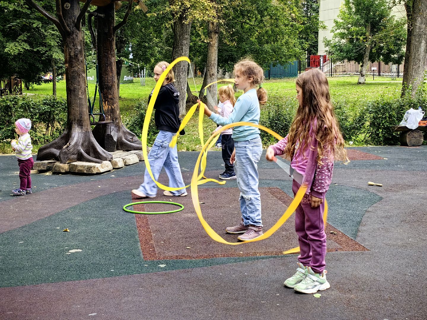 Цирк, развлечения, дети, парк, жонглирование