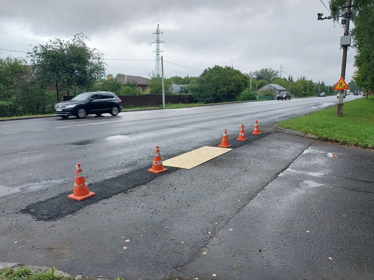 Коломна, дороги, новый асфальт, ямочный ремонт