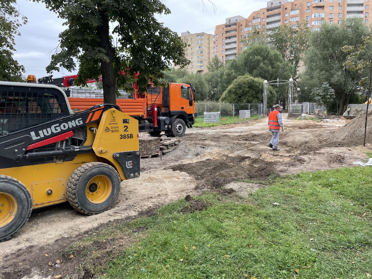 Парк, реконструкция, пруды, жители