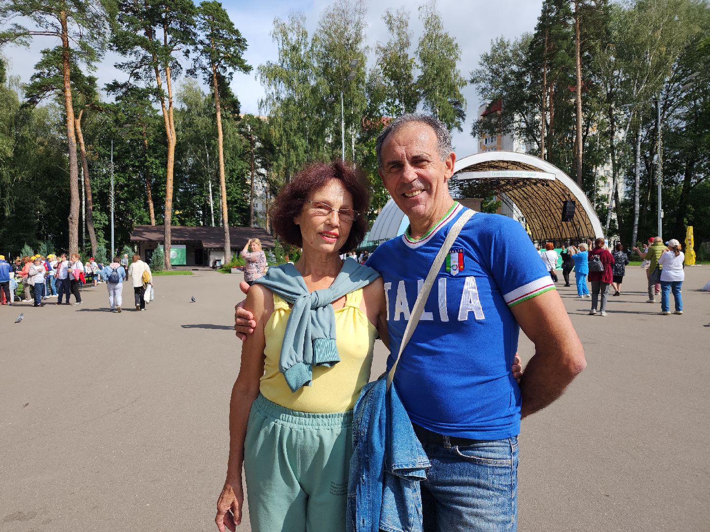 Активное долголетие, Зарядка долголетов, Центральный парк, Ногинск, Богородский городской округ