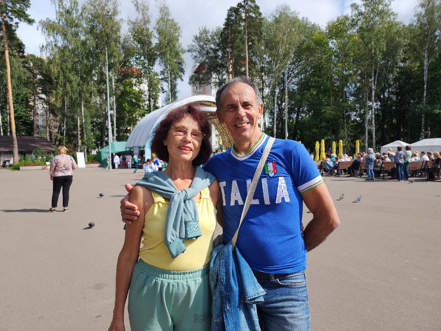 Активное долголетие, Зарядка долголетов, Центральный парк, Ногинск, Богородский городской округ