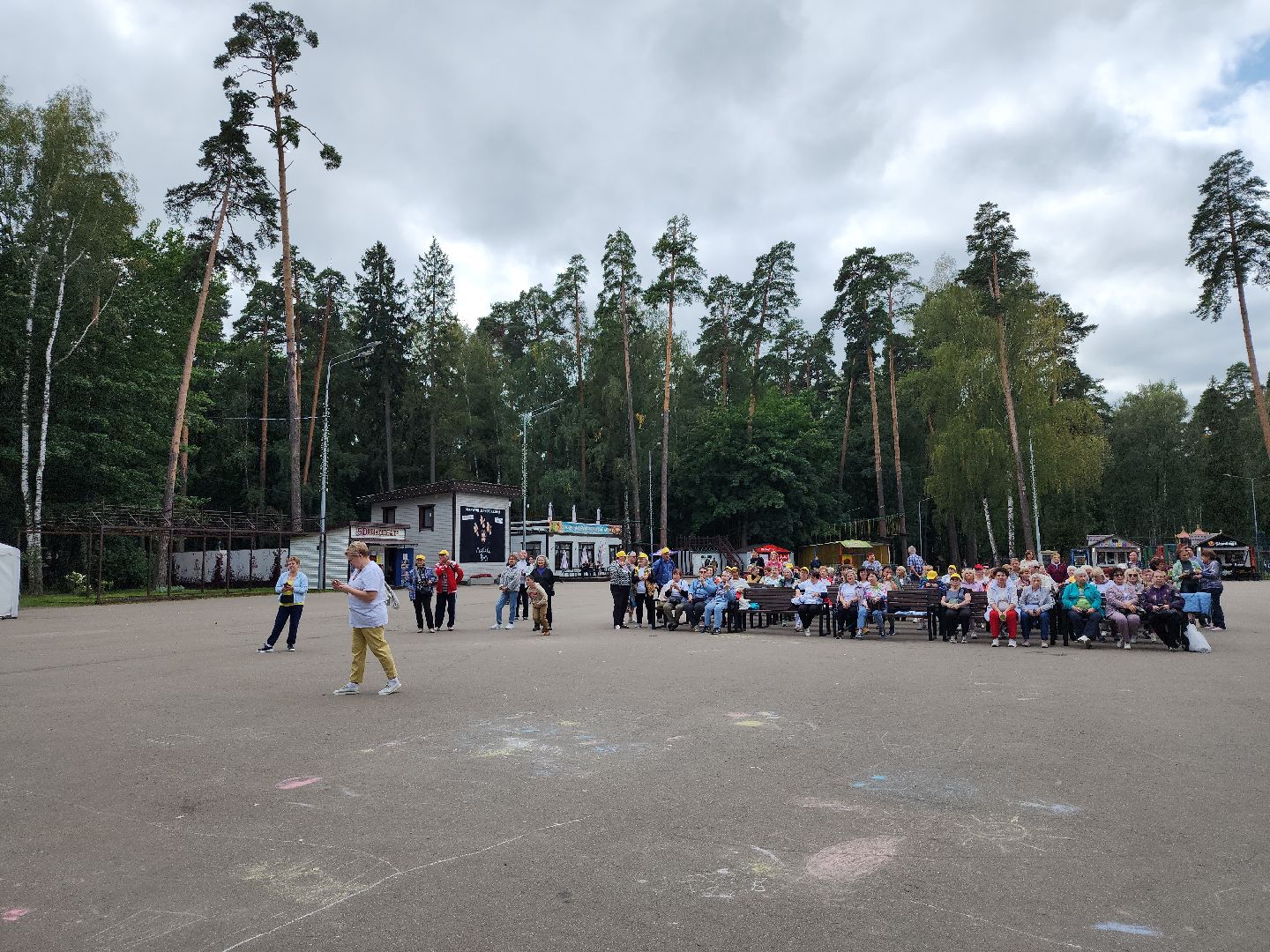 Активное долголетие, Зарядка долголетов, Центральный парк, Ногинск, Богородский городской округ