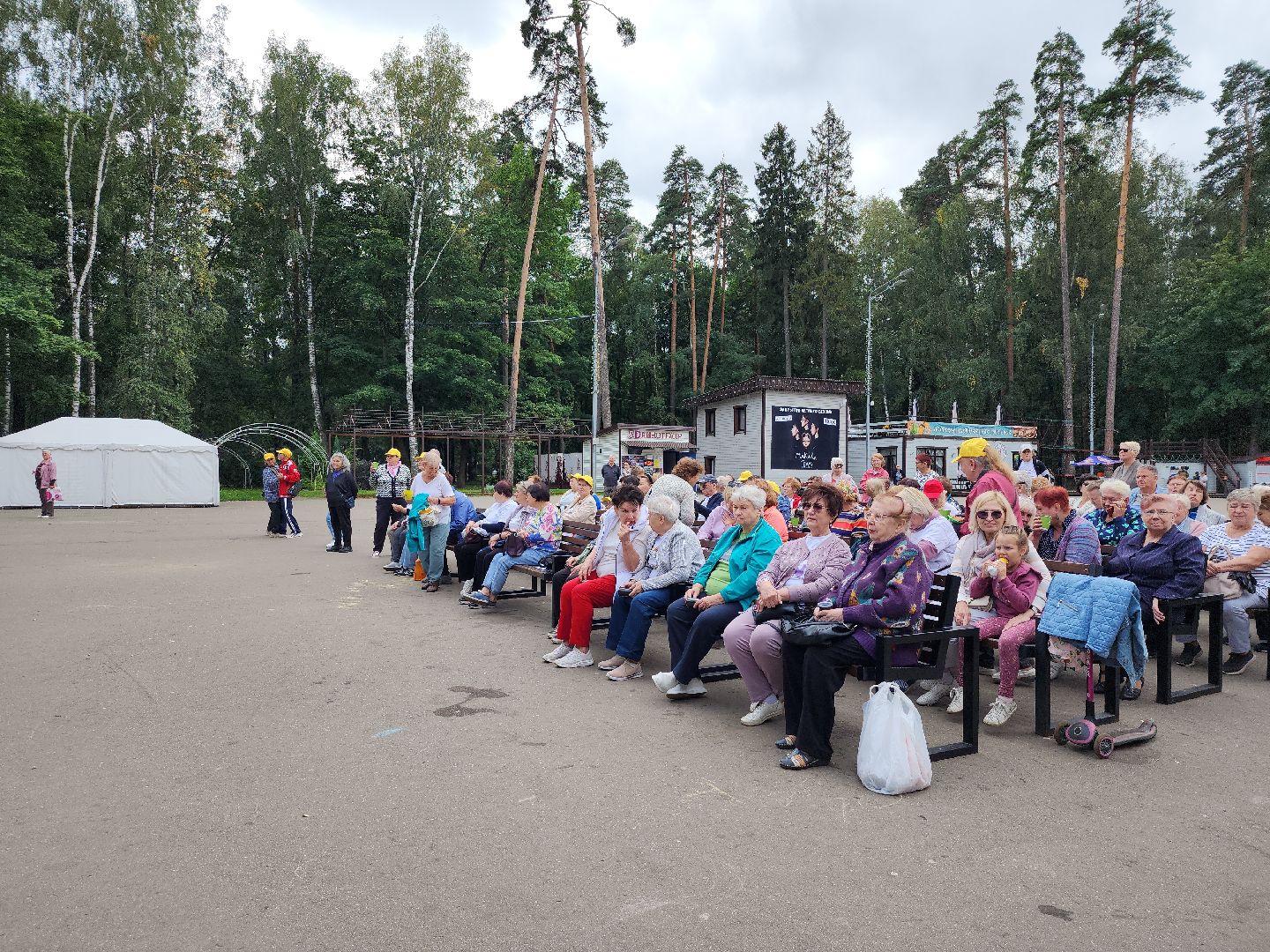 Активное долголетие, Зарядка долголетов, Центральный парк, Ногинск, Богородский городской округ