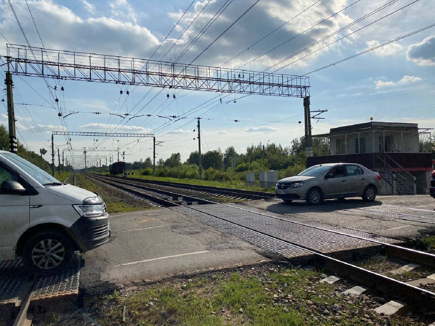 Чехов, дороги, железнодорожный переезд, ремонт дорог