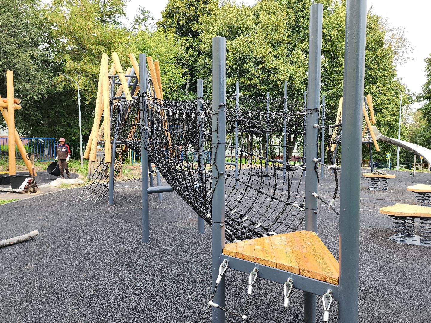 Кашира, СОШ№3, детская площадка, игровой комплекс, губернатор воробьев,