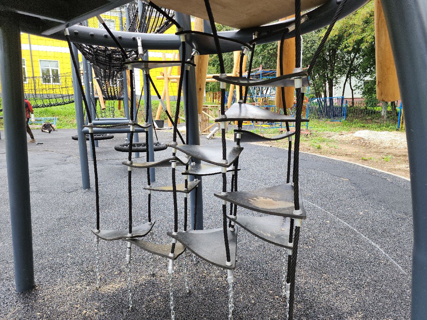 Кашира, СОШ№3, детская площадка, игровой комплекс, губернатор воробьев,