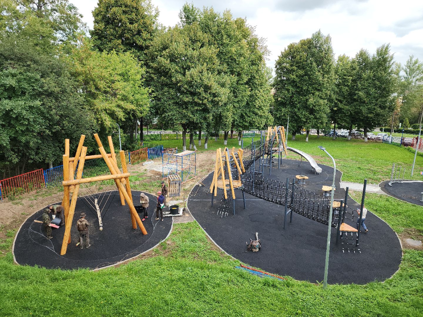 Кашира, СОШ№3, детская площадка, игровой комплекс, губернатор воробьев,