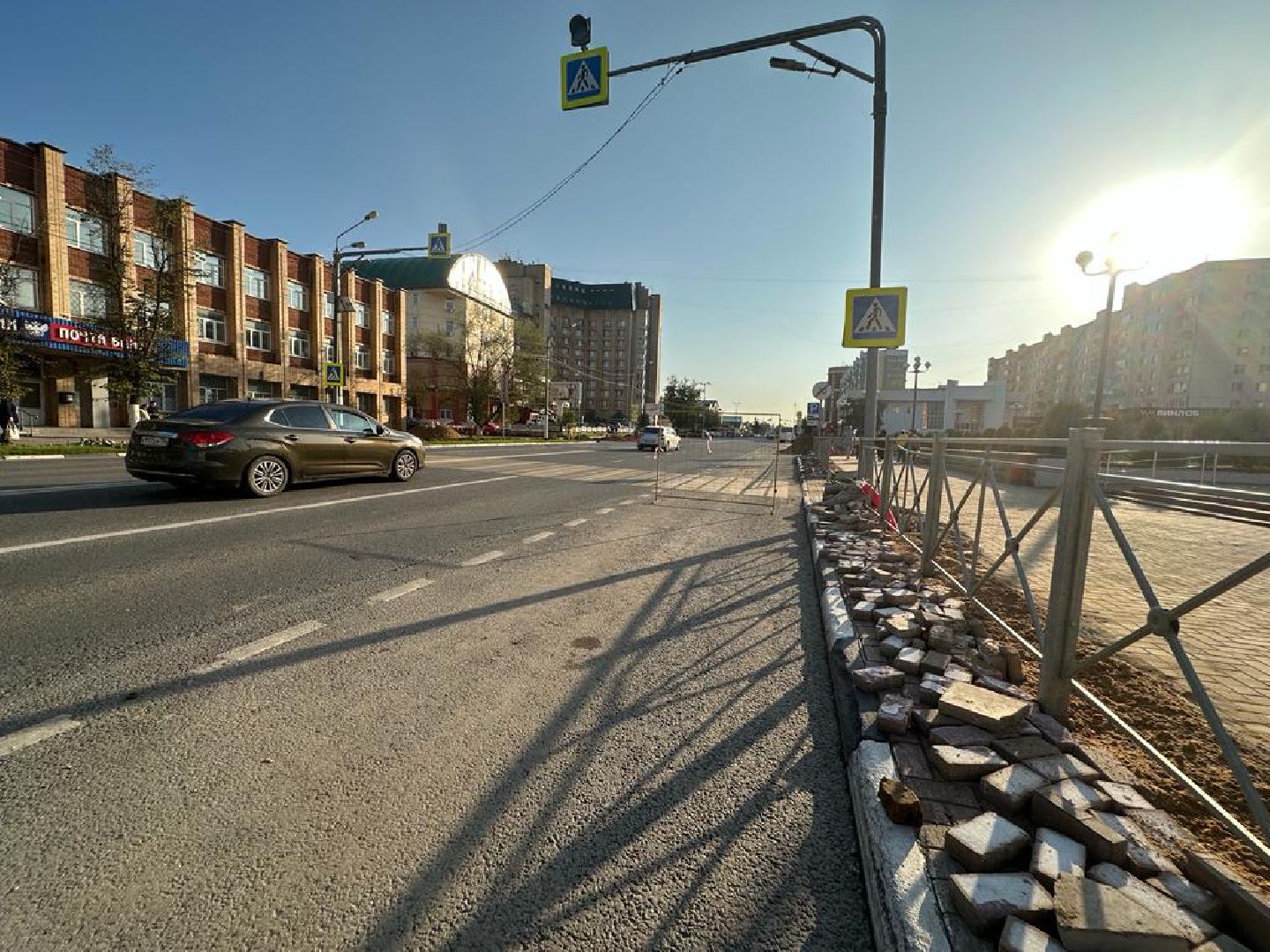 Наружное освещение в Наро-Фоминске, опоры уличного освещения, светлый город, наро-фоминск,