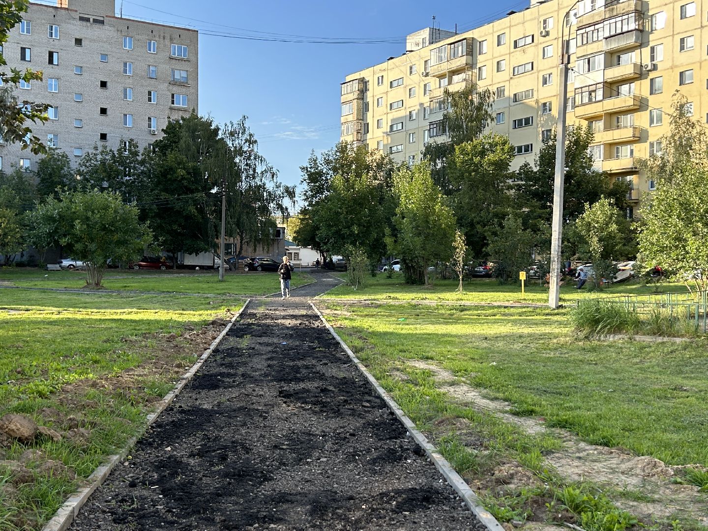 благоустройство дворов, детская игровая площадка, Фрязино