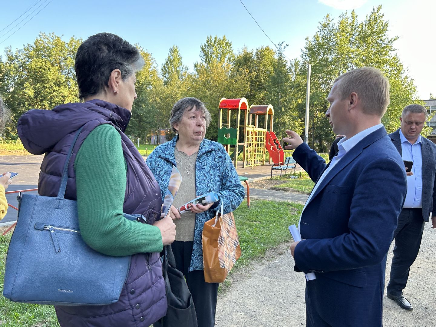 благоустройство дворов, детская игровая площадка, Фрязино