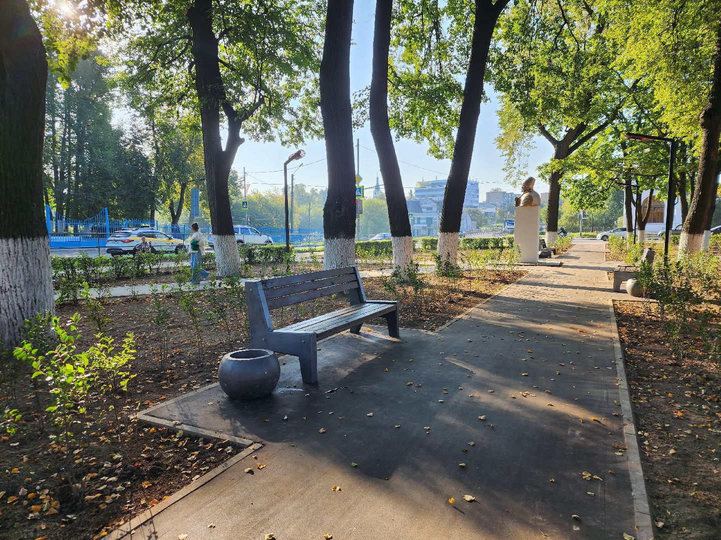 Павловский Посад, городской округ павловский Посад, люди, благоустройство, сквер, мемориал, ремонт