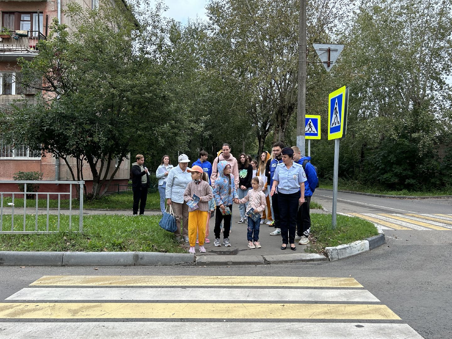 Акция, волонтеры, госавтоинспекция, безопасность, Фрязино