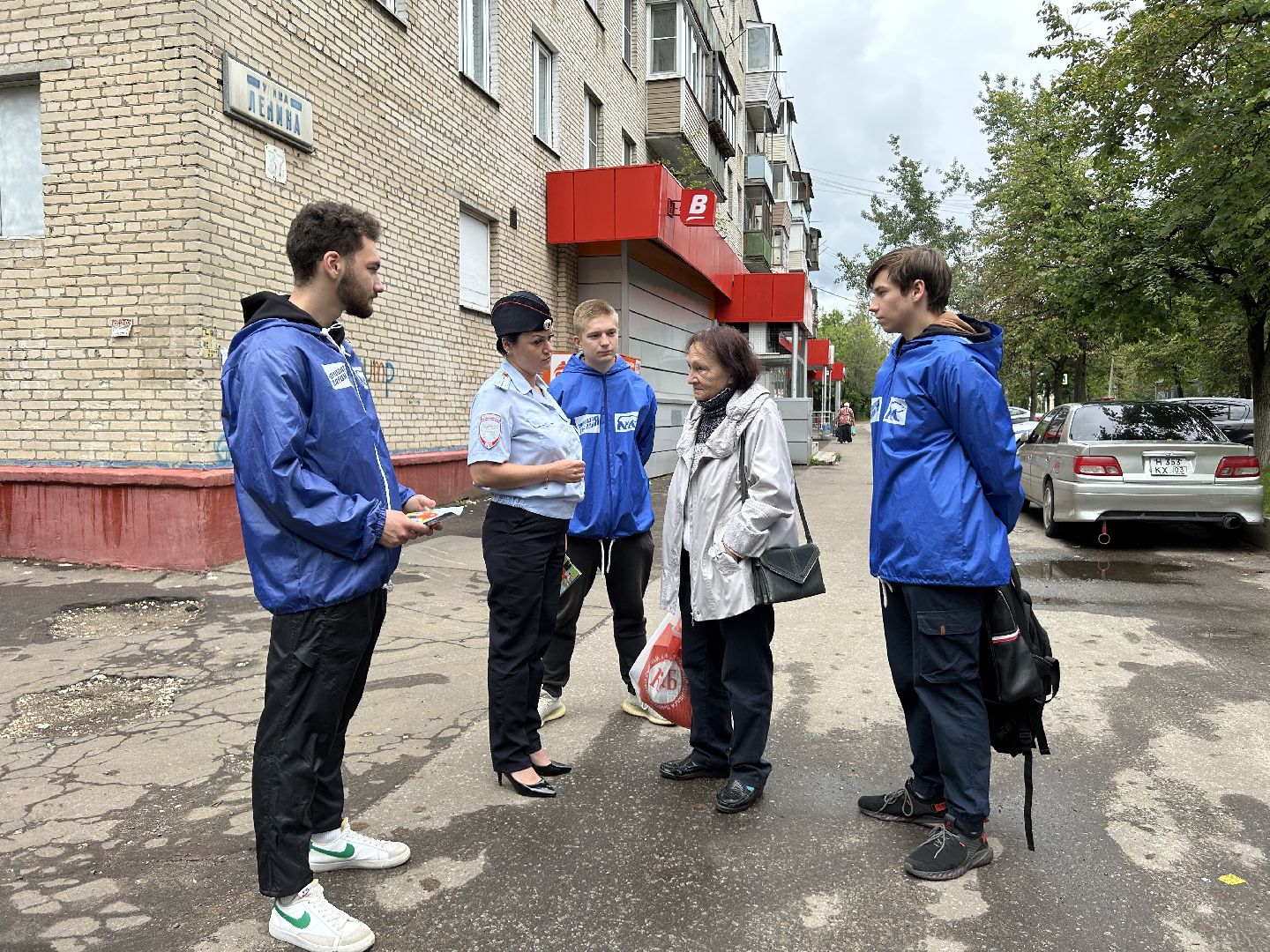 Акция, волонтеры, госавтоинспекция, безопасность, Фрязино