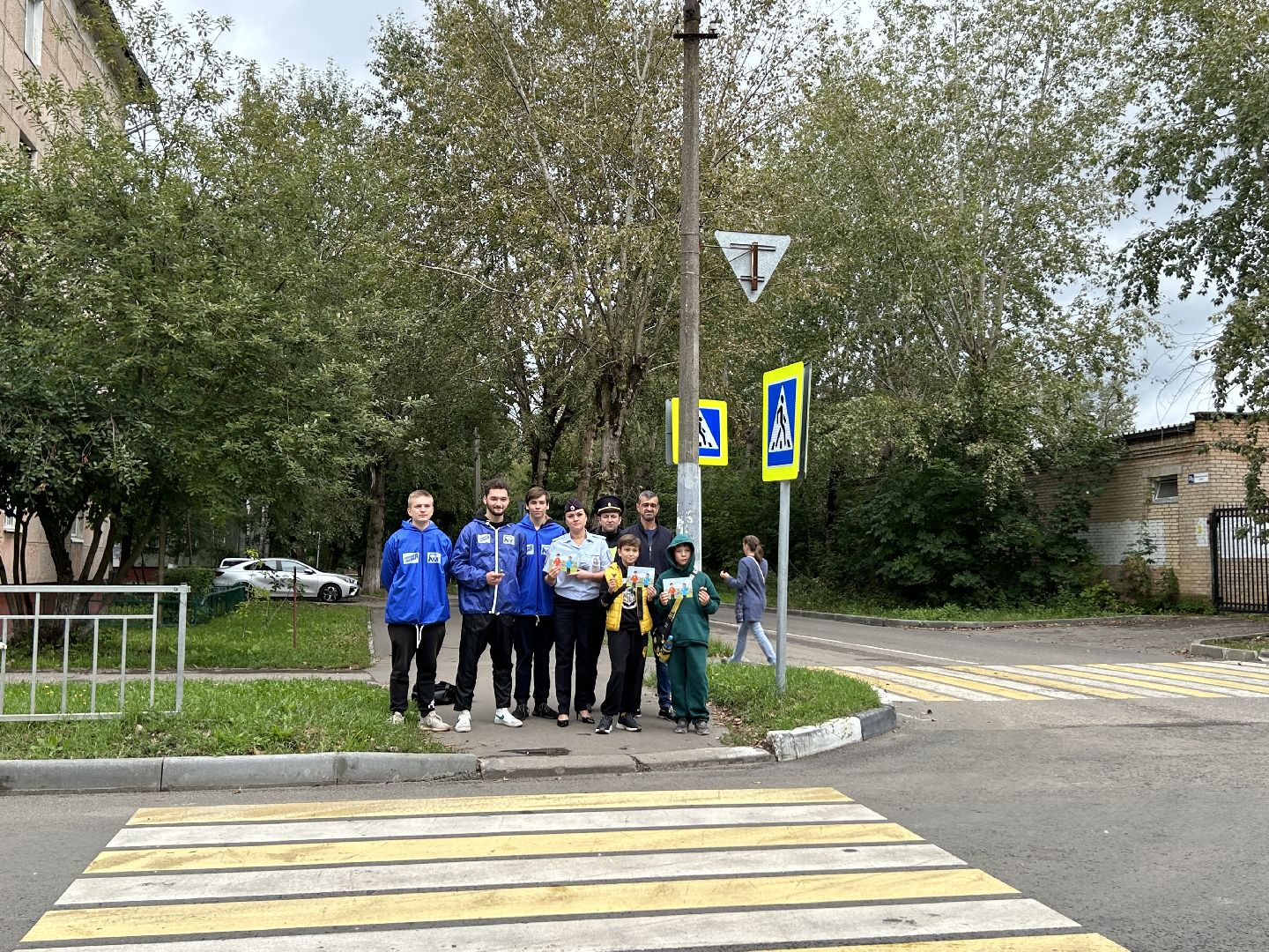 Акция, волонтеры, госавтоинспекция, безопасность, Фрязино