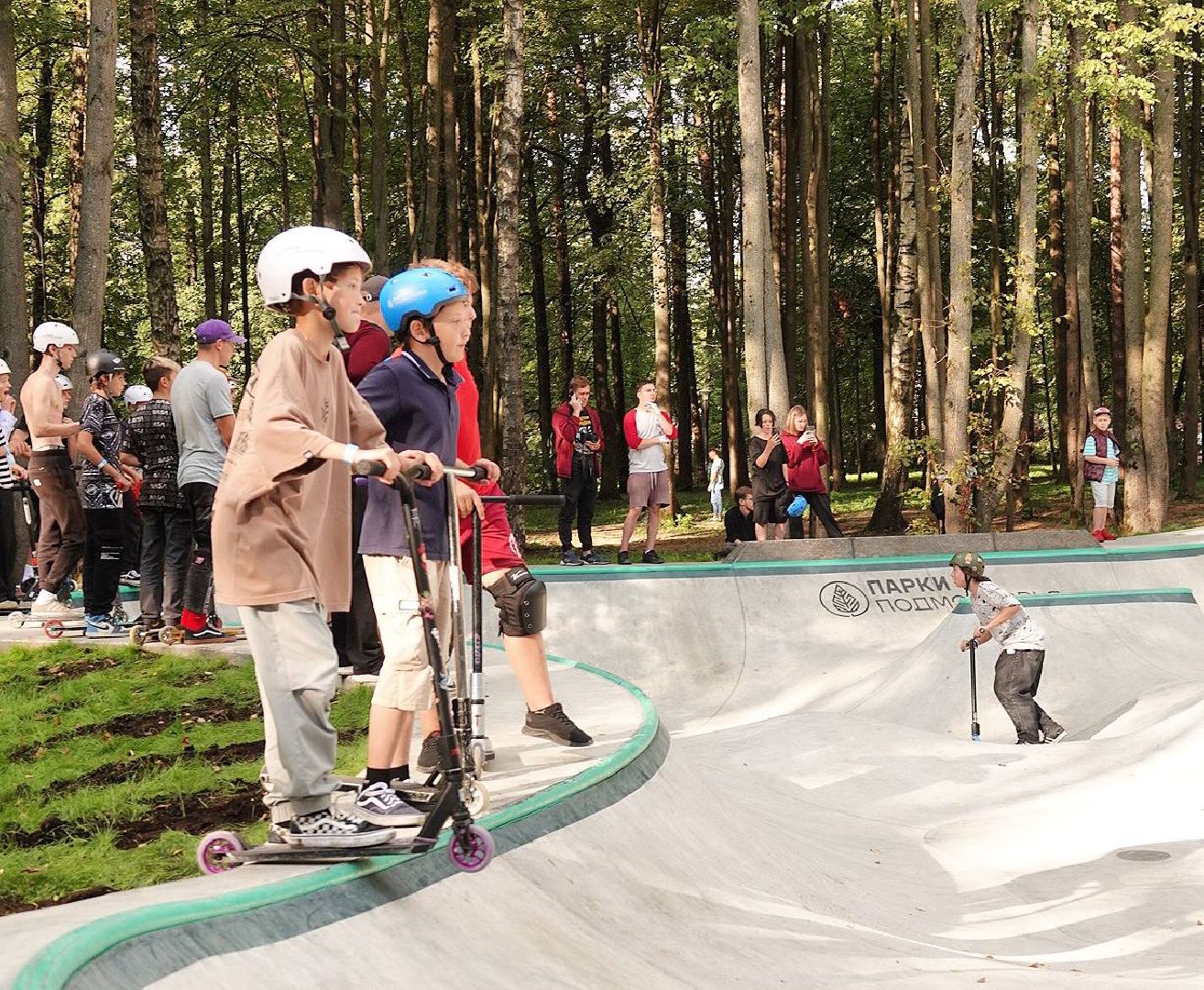 Сергиево-Посадский городской округ, Парк, Благоустройство, Скитские пруды, Экстрим, Скейтборд, Самокат, BMX