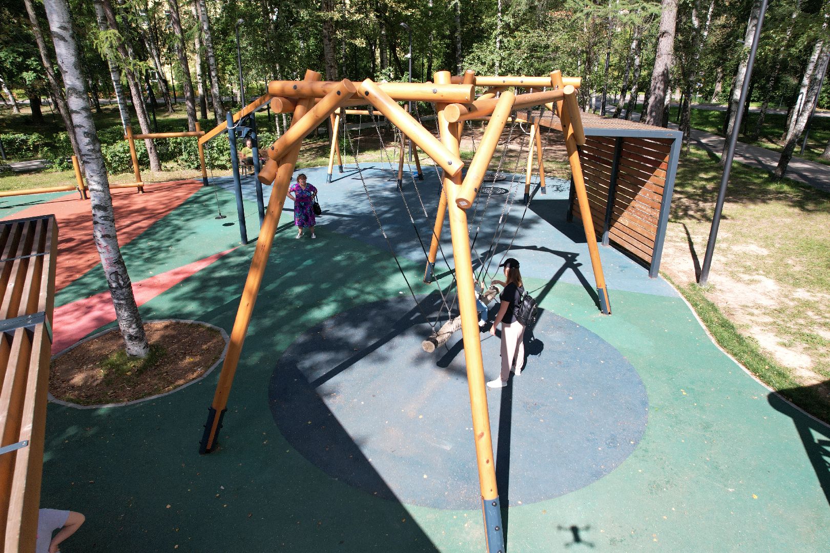 сквер, короле,академик, видео с коптера,