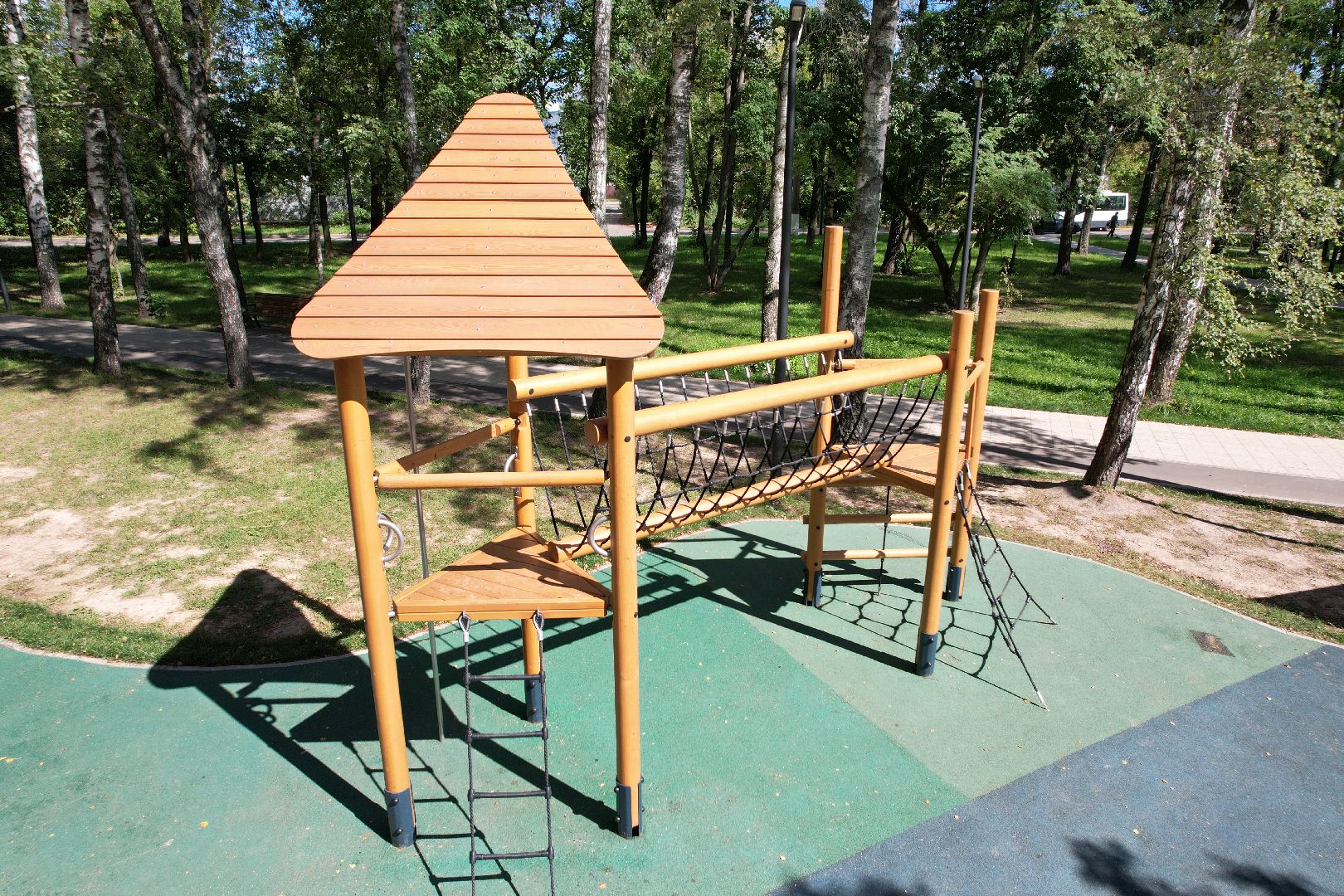 сквер, короле,академик, видео с коптера,