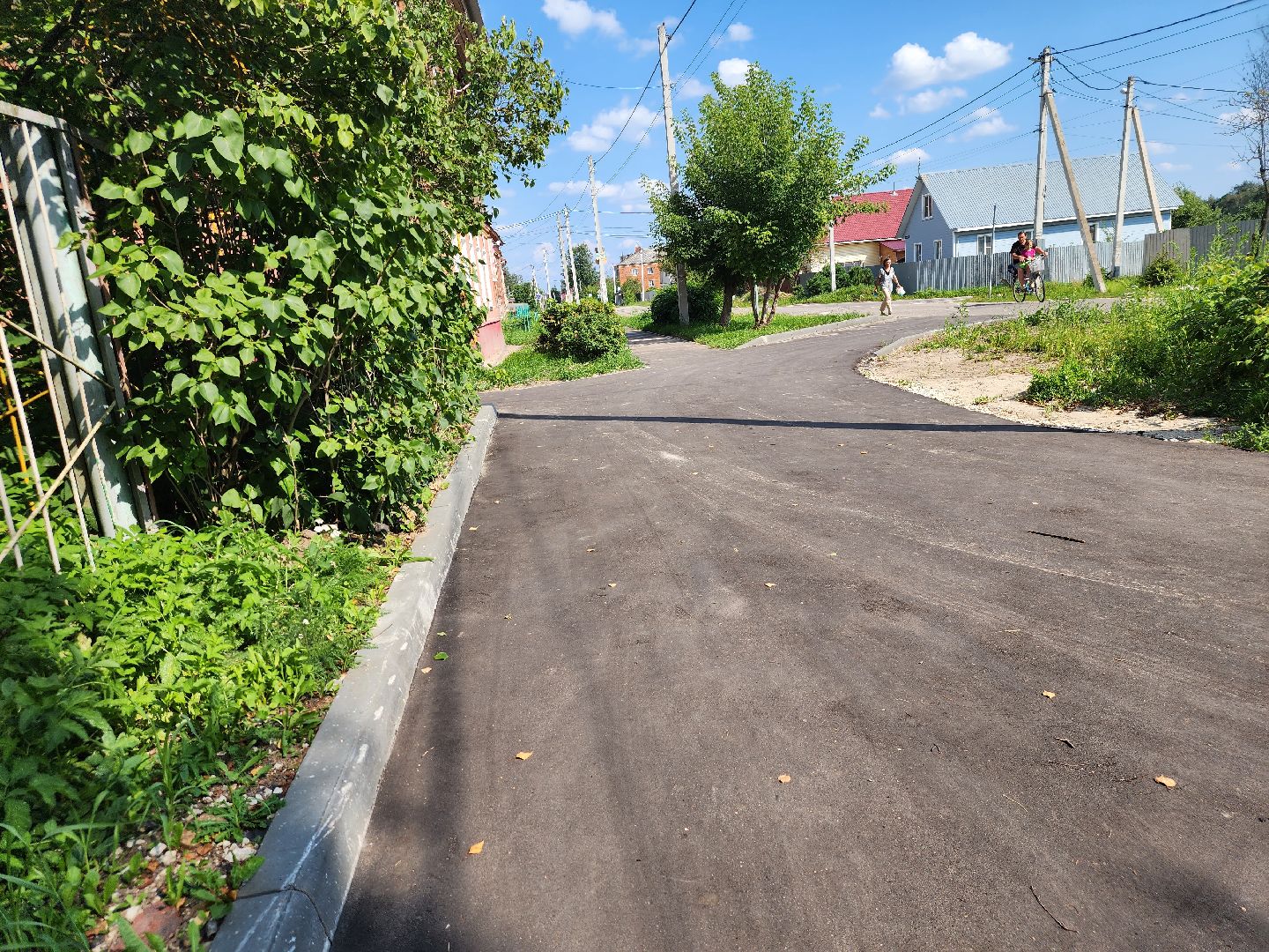 Павловский Посад, городской округ Павловский Посад, люди, благоустройство, тротуар, улица, ремонт