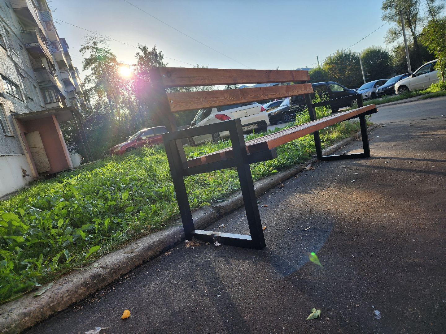 Павловский Посад, городской округ Павловский Посад, лавочки, покраска, дворы