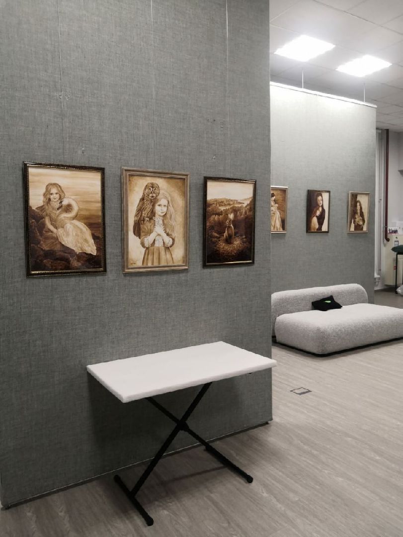 Нахабино, кофе, художник, картина, Шойгу