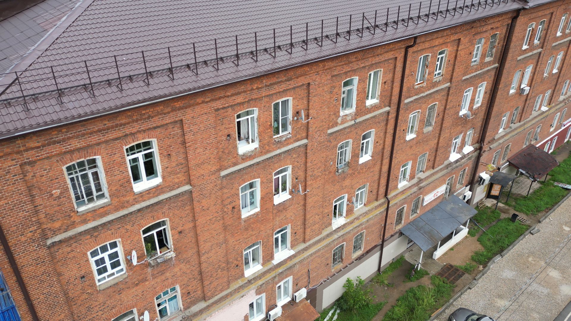 фабрика, клин, мануфактура,туризм, видео с коптера,