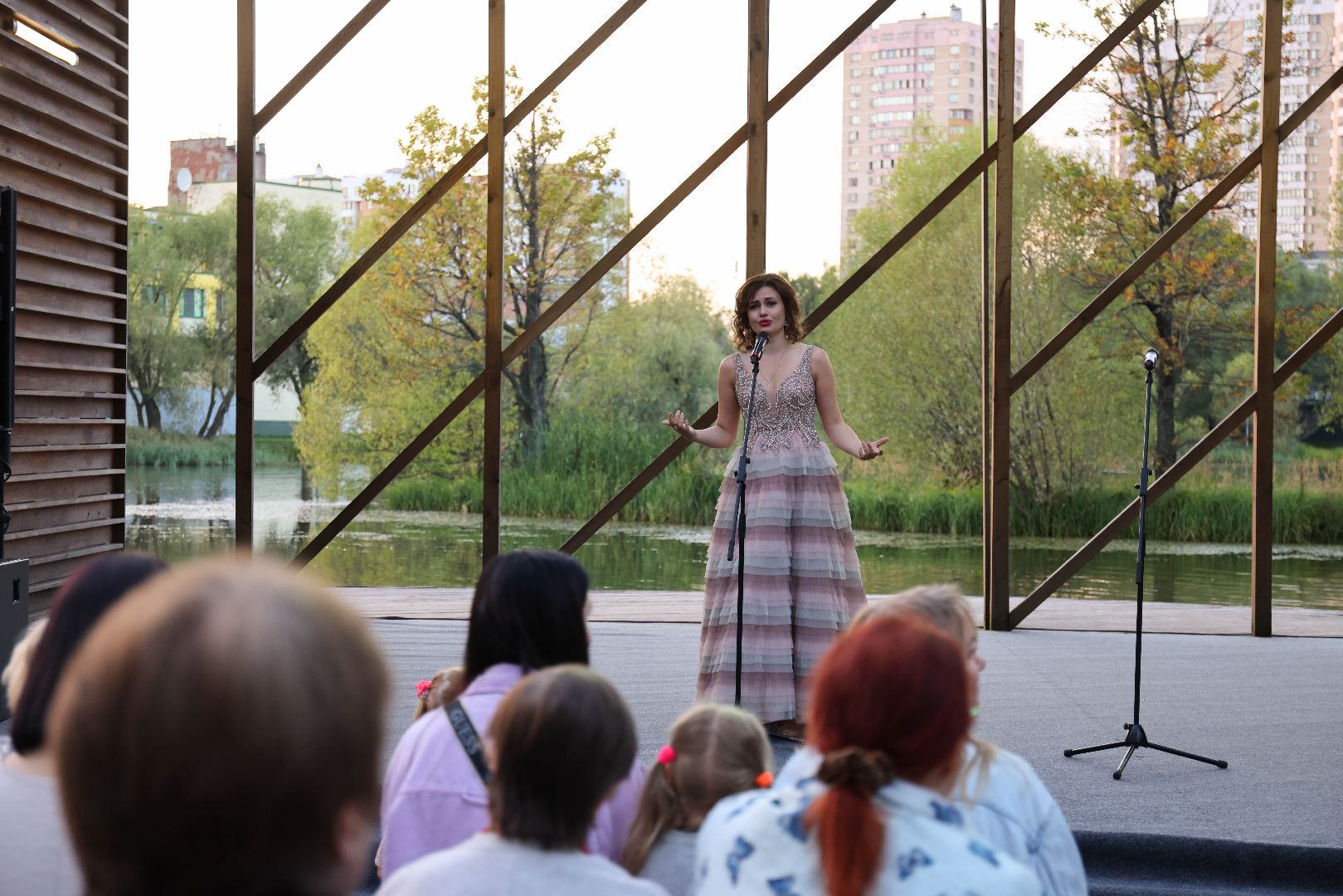 Реутов, опера, пруд, классическая музыка, Лето в Подмосковье, парки