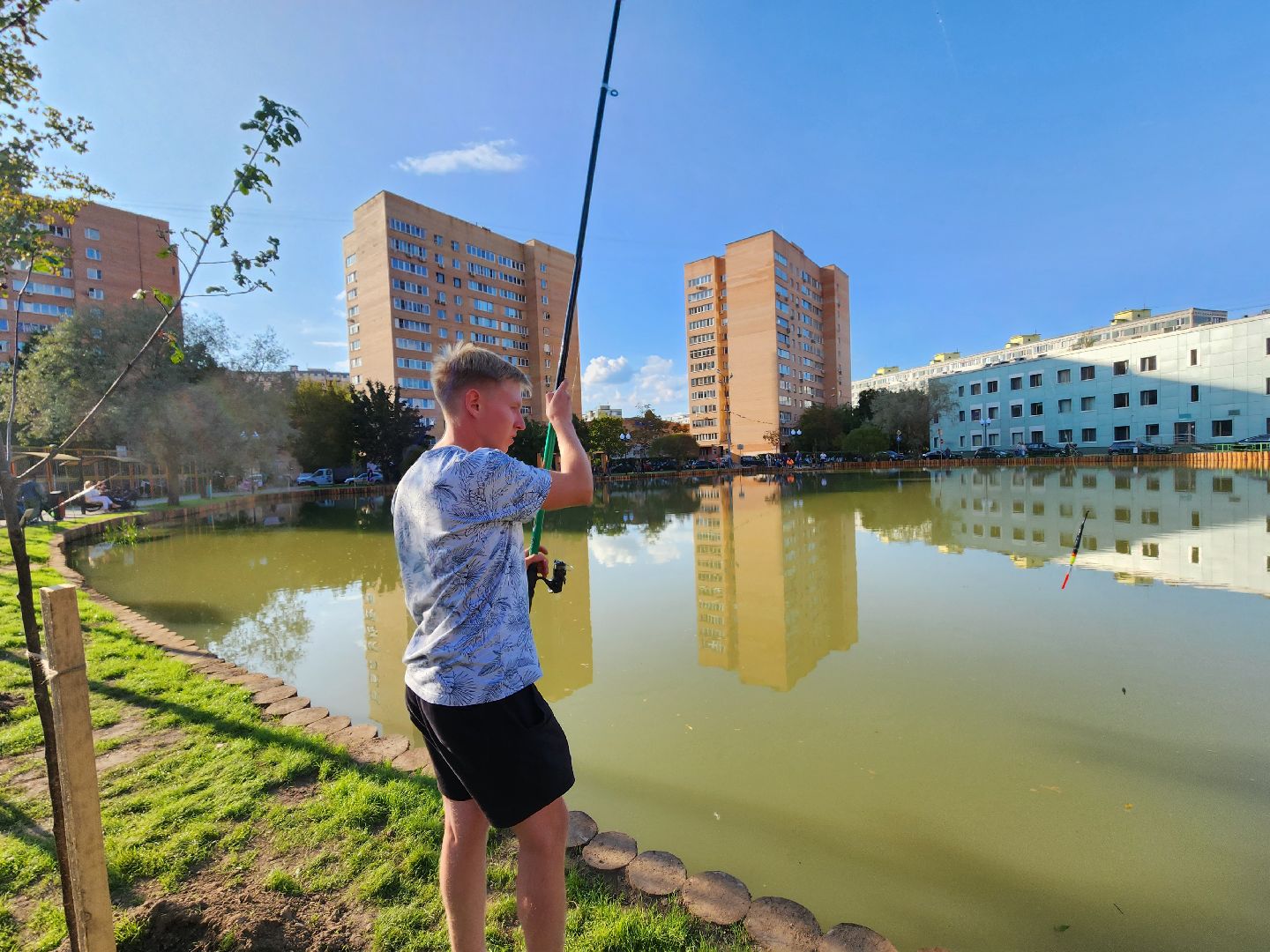 Мытищи, сквер на Сукромке, благоустройство