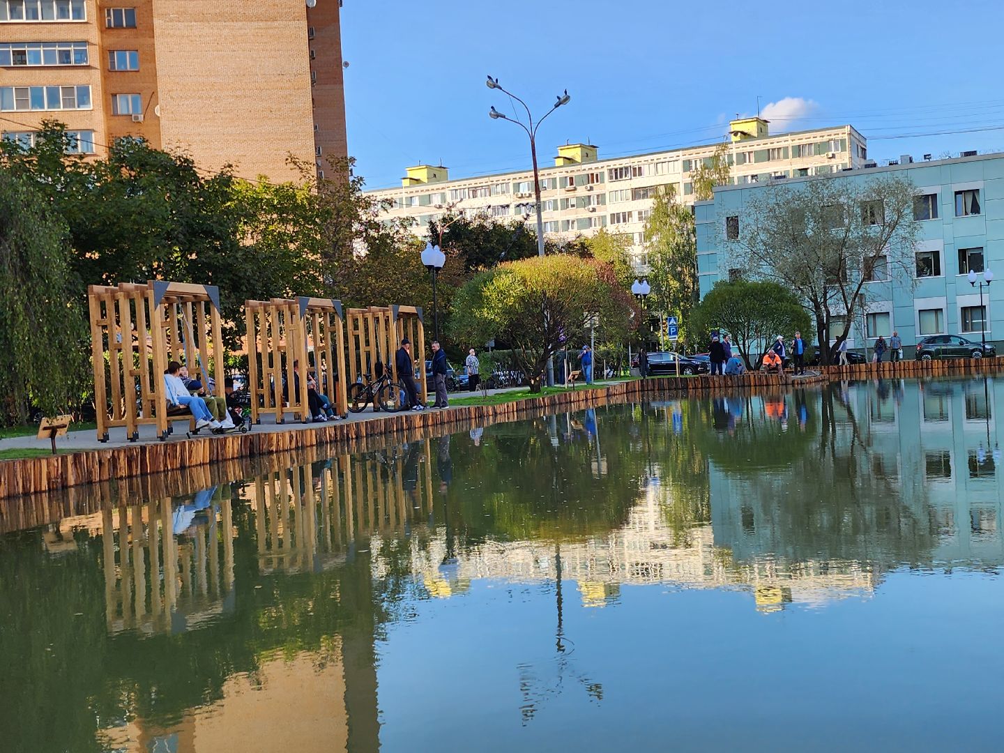 Мытищи, сквер на Сукромке, благоустройство