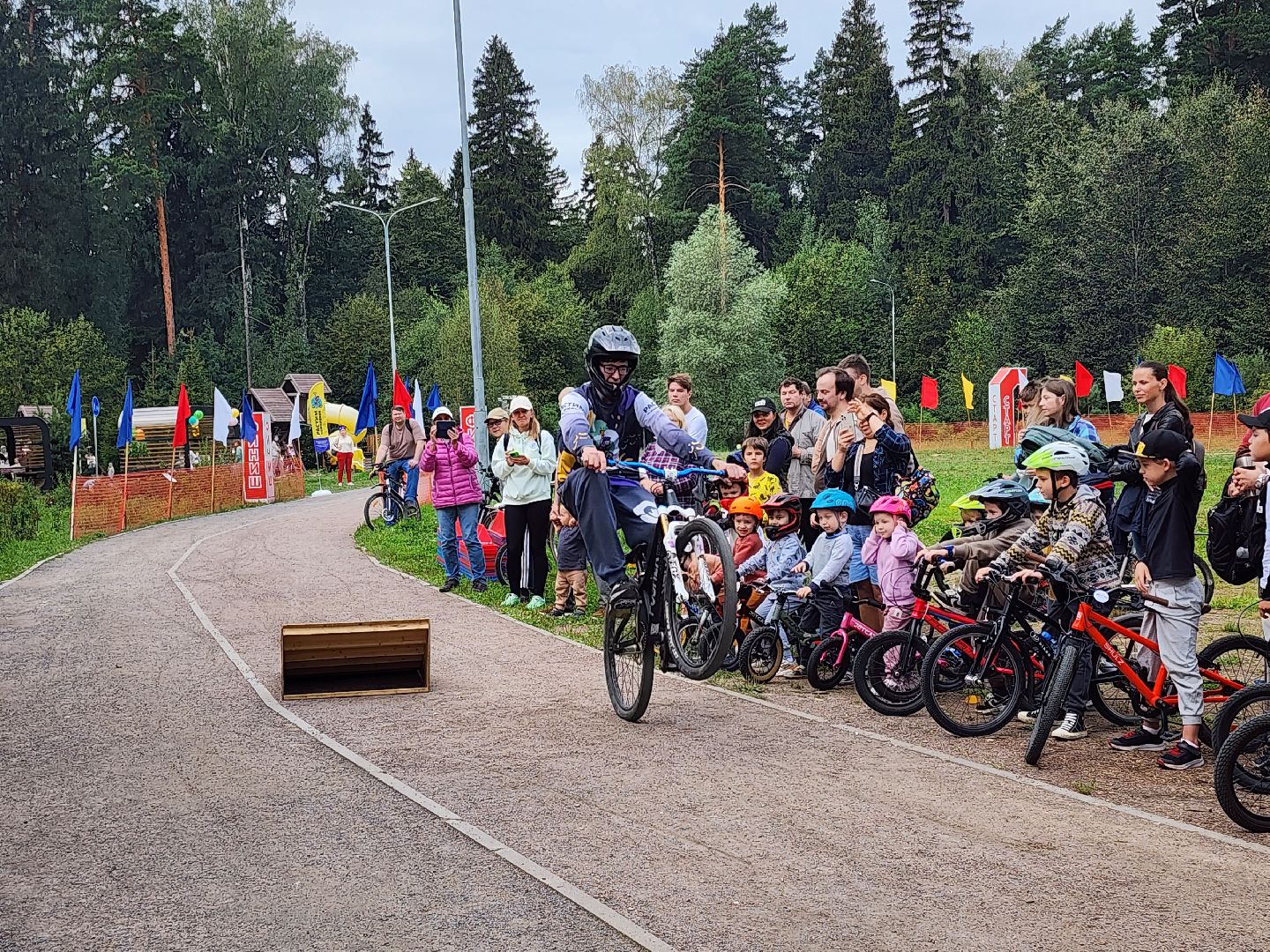 Велопробег, Мытищи, лесопарк, 400 лет