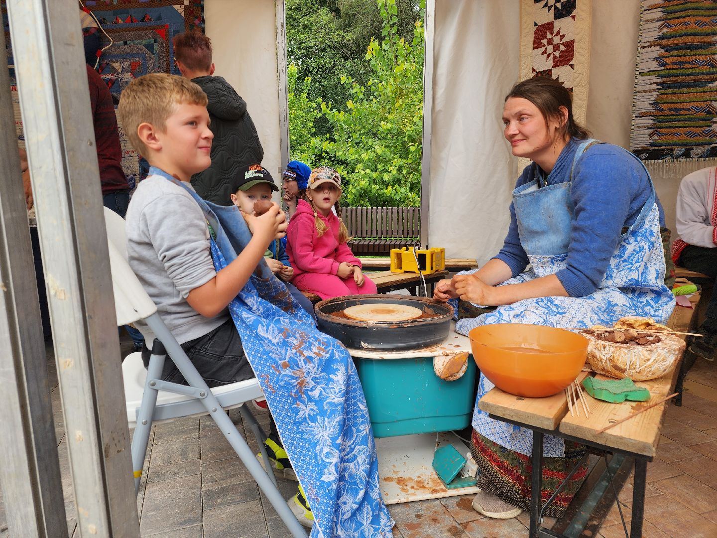 Чаепитие в Мытищах, фестиваль народных промыслов