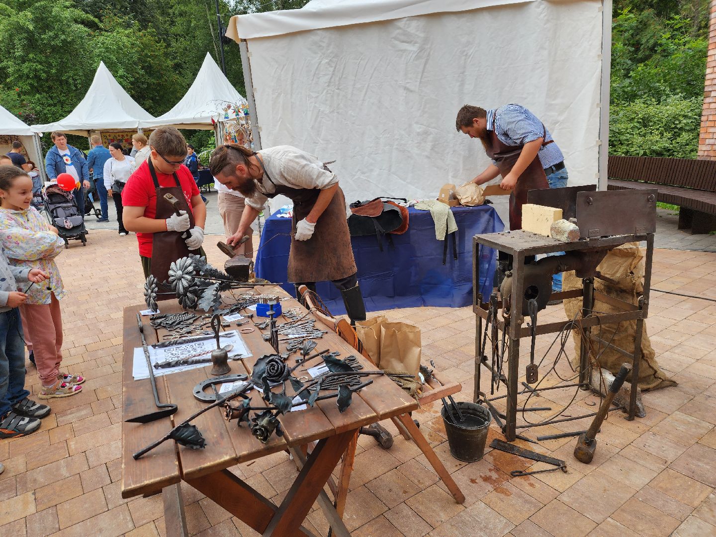 Чаепитие в Мытищах, фестиваль народных промыслов